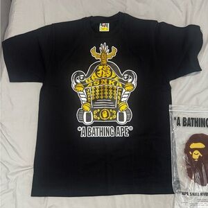 A Bathing Ape Black Short Sleeve Tee